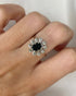 Bague Marguerite Saphir 1.05 carat & 10 Diamants 0.20 carat “Shana” - Elliade Paris