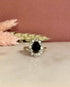 Bague Marguerite Saphir 1.20 Carat & Diamants "Solene" - Elliade Paris