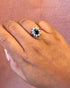 Bague Marguerite Saphir 1.25 carat & Diamants "Tristane" - Elliade Paris