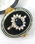 Bague Marguerite Saphir 1.50 carat & Diamants "Laure" - Elliade Paris