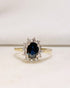 Bague Marguerite Saphir 1.70 carat & Diamants "Rosamée" - Elliade Paris