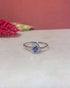 Bague Marguerite Saphir & 18 Diamants "Arielle" - Elliade Paris