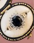 Bague Marguerite Saphir 1.95 carat & Diamants 0.32 carat "Emma" - Elliade Paris