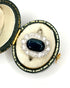 Bague Marguerite Saphir 2.05 cts & Diamants 0.48 ct "Sixtine" - Elliade Paris