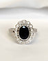 Bague Marguerite Saphir 2.45 carats & Diamants 5.26g "Michaela" - Elliade Paris