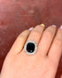 Bague Marguerite Saphir 9 carats & Diamants 0.72 carat "Elsa" - Elliade Paris