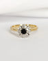 Bague Marguerite Saphir & Diamants "Cyane" - Elliade Paris