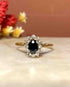 Bague Marguerite Saphir & Diamants "Donna" - Elliade Paris
