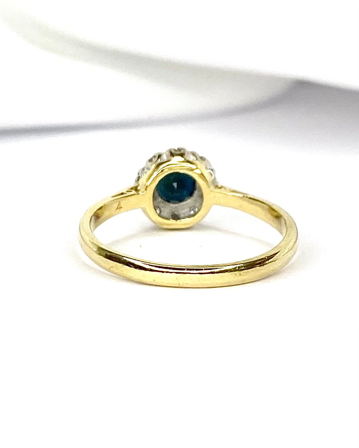 Bague Marguerite Saphir &amp; Diamants "Florine" - Elliade Paris
