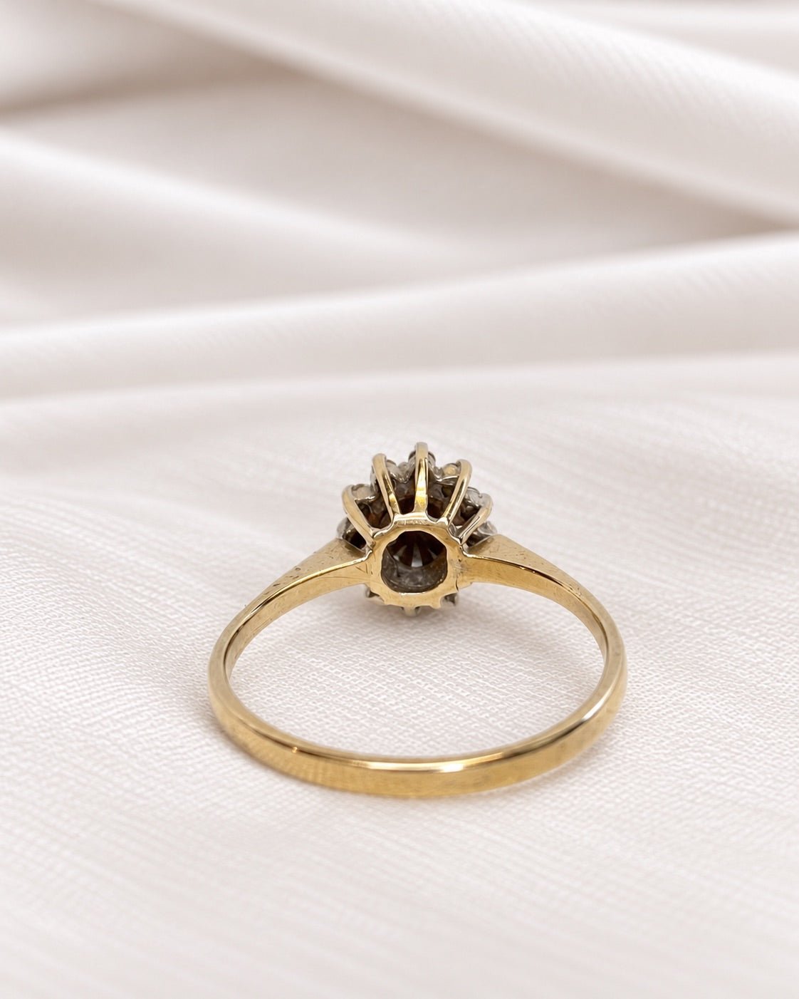 Bague Marguerite Saphir &amp; Diamants "Germaine" - Elliade Paris
