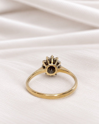 Bague Marguerite Saphir &amp; Diamants "Germaine" - Elliade Paris