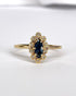 Bague Marguerite Saphir & Diamants "Malonna" - Elliade Paris