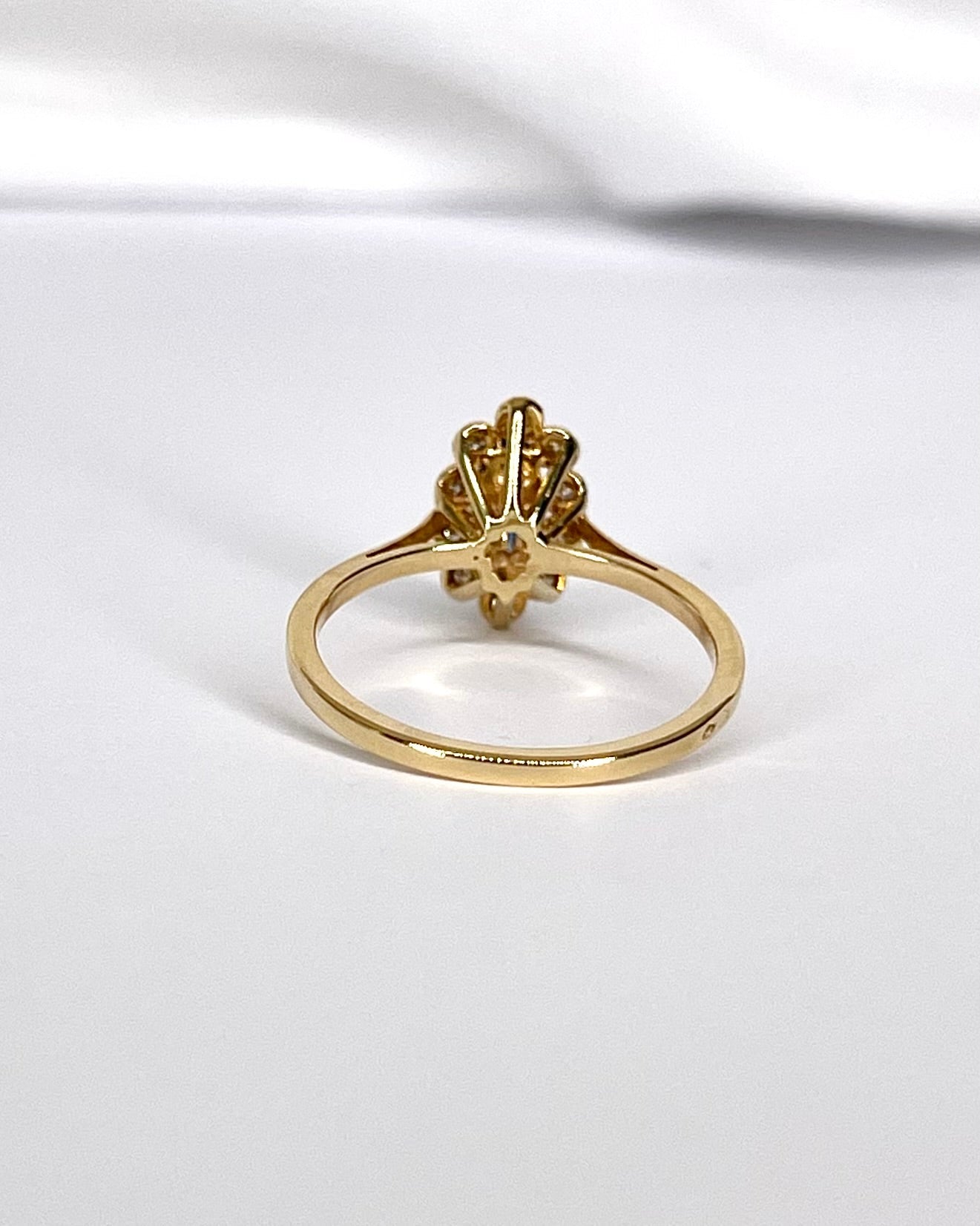 Bague Marguerite Saphir &amp; Diamants "Malonna" - Elliade Paris