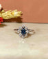 Bague Marguerite Saphir & Diamants "Maxine" - Elliade Paris