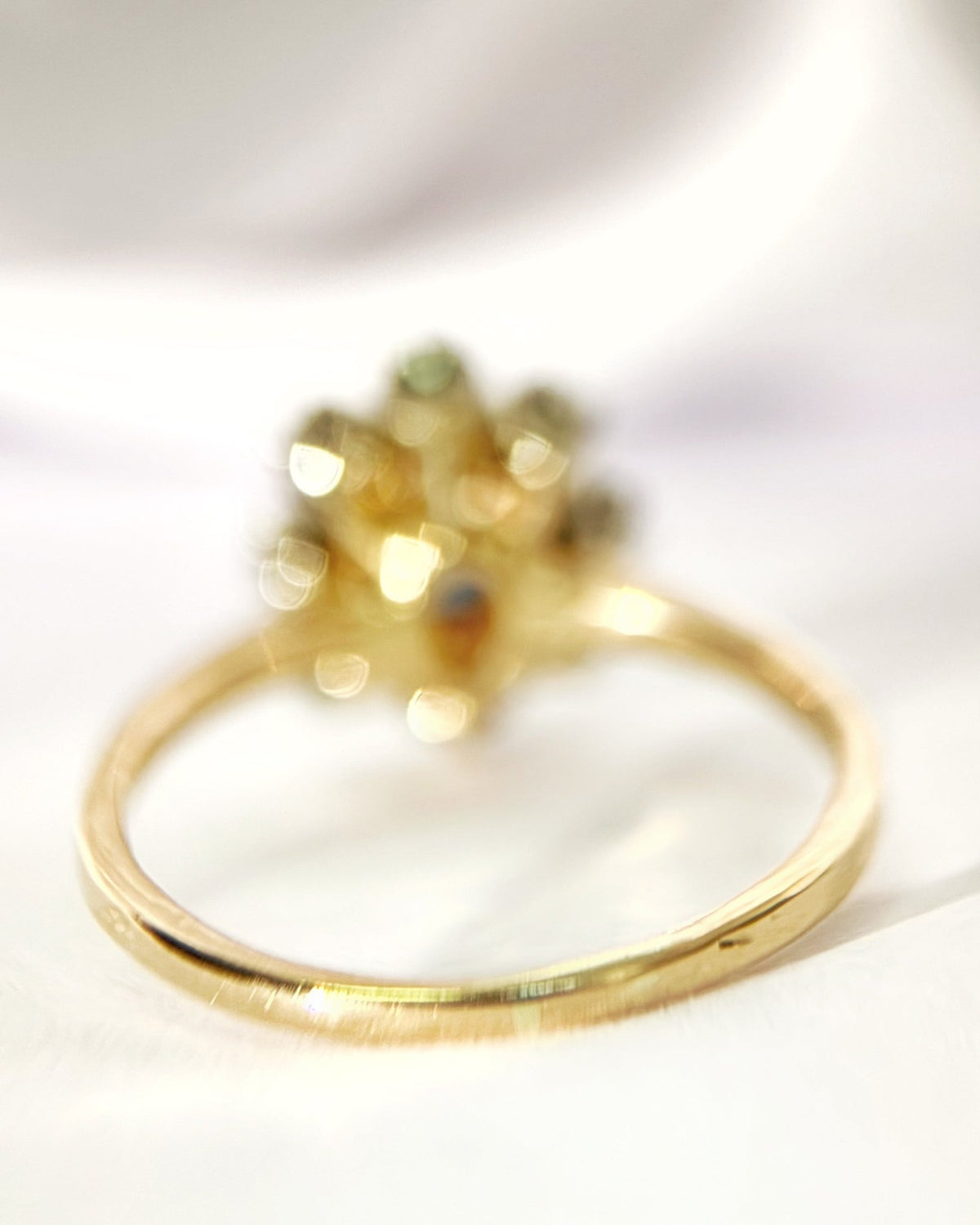 Bague Marguerite Saphir &amp; Diamants "Pierette" - Elliade Paris