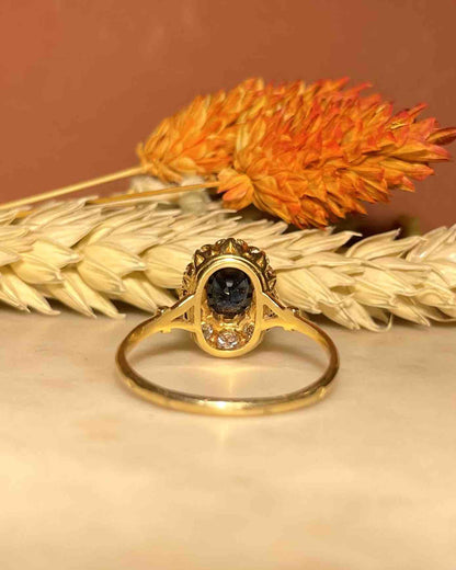 Bague Marguerite Saphir &amp; Diamants &quot;Sanara&quot; - Elliade Paris