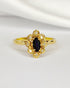 Bague Marguerite Saphir & Diamants "Soumia" - Elliade Paris