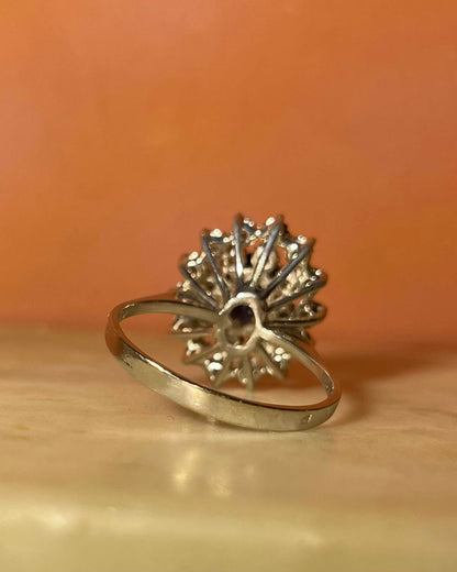 Bague Marguerite Saphir &amp; Diamants &quot;Zalya&quot;