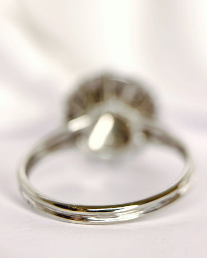 Bague Marguerite Style Art-Déco Diamants "Alexandrine" - Elliade Paris