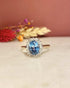 Bague Marguerite Topaze 1.40 carat & Diamants "Naïs" - Elliade Paris