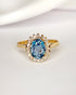 Bague Marguerite Topaze 1.70 carat & Diamants "Livia" - Elliade Paris