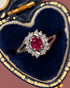 Bague Marguerite Tourbillon Rubis & Diamants "Sydney" - Elliade Paris