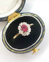 Bague Marguerite Tourmaline 0.40 carat & Diamants "Naya" - Elliade Paris