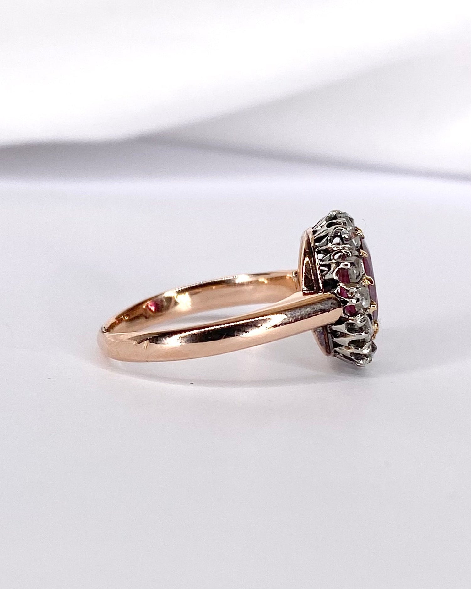 Bague Marguerite Tourmaline 1.02 carat &amp; Diamants 0.20 carat "Félicia" - Elliade Paris