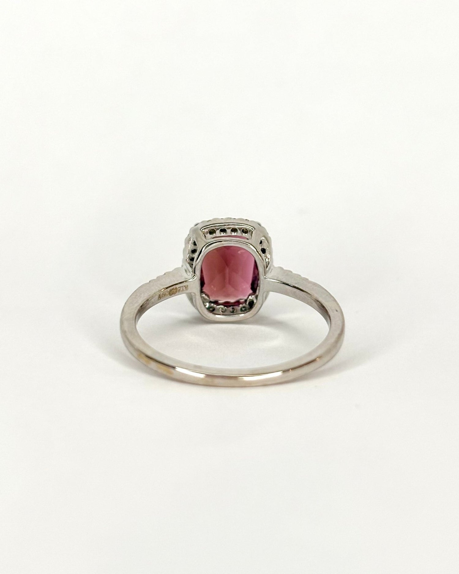 Bague Marguerite Tourmaline 2 carats &amp; 36 Diamants &quot;Éleonore&quot; - Elliade Paris