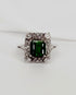 Bague Marguerite Tourmaline 2.22 carats & Diamants 0.60 carat "Reina" - Elliade Paris