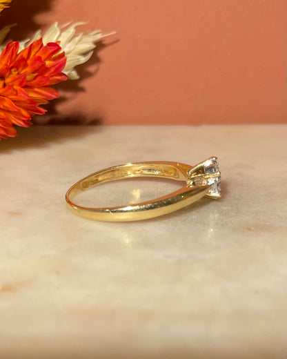 Bague Marguerite Vintage 7 Diamants &quot;Markita&quot; - Elliade Paris