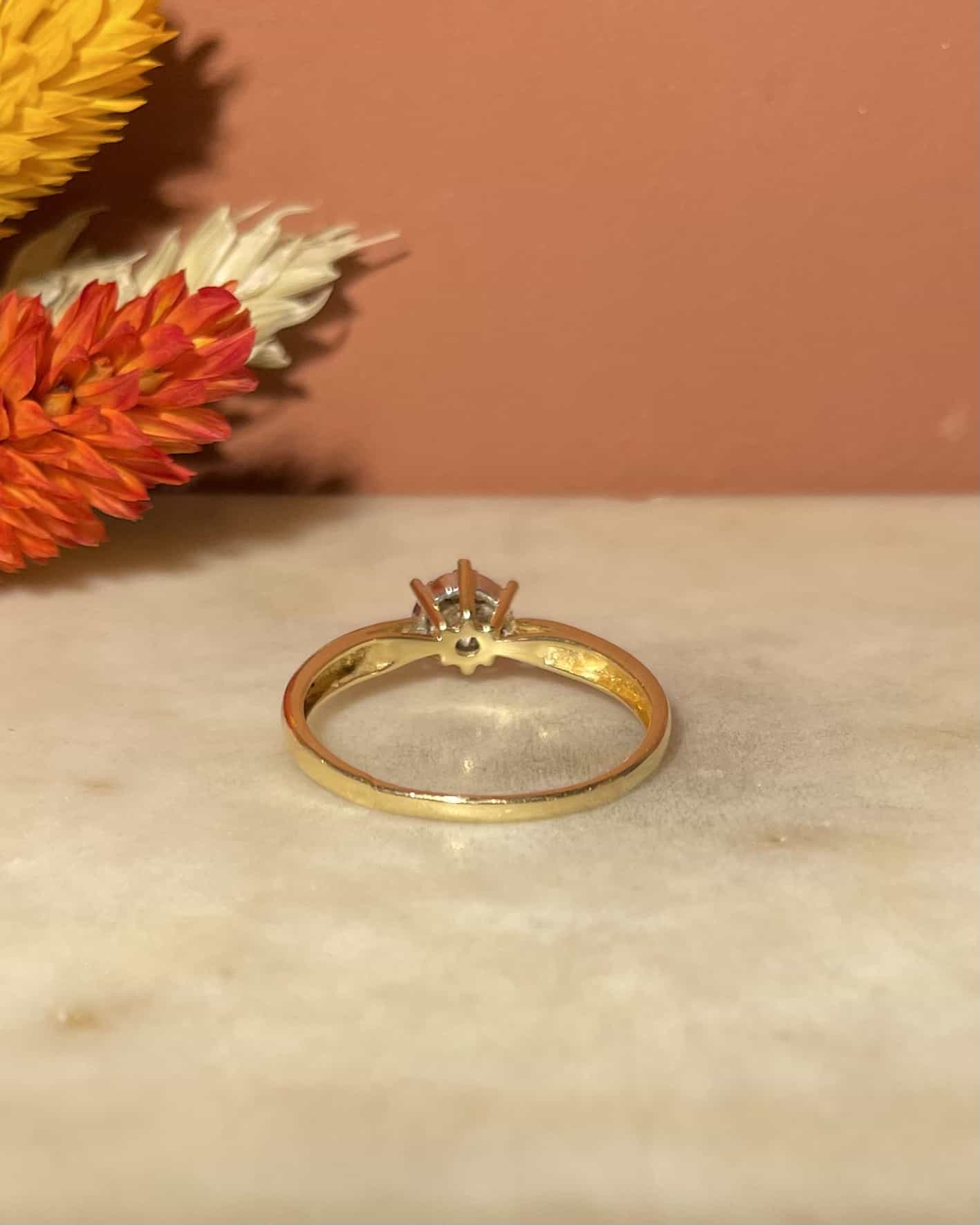 Bague Marguerite Vintage 7 Diamants "Markita" - Elliade Paris