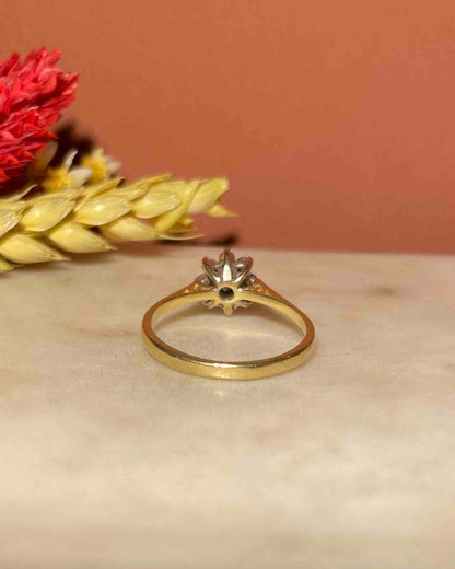 Bague Marguerite Vintage Diamants 0.31 carat &quot;Joia&quot; - Elliade Paris