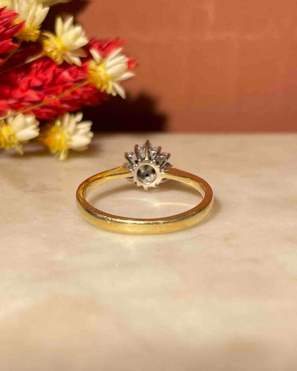 Bague Marguerite Saphirs &amp; Diamants &quot;Colyne&quot;