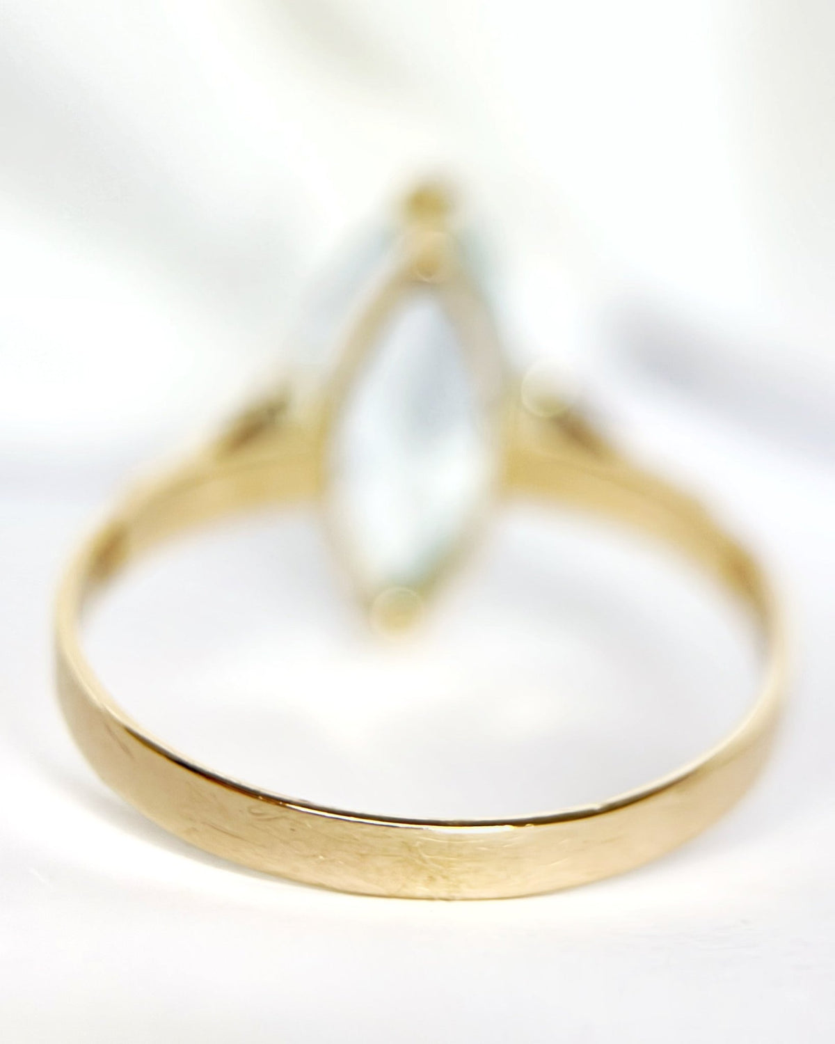 Bague Marquise Aigue-Marine 1.93 carat "Marine" - Elliade Paris