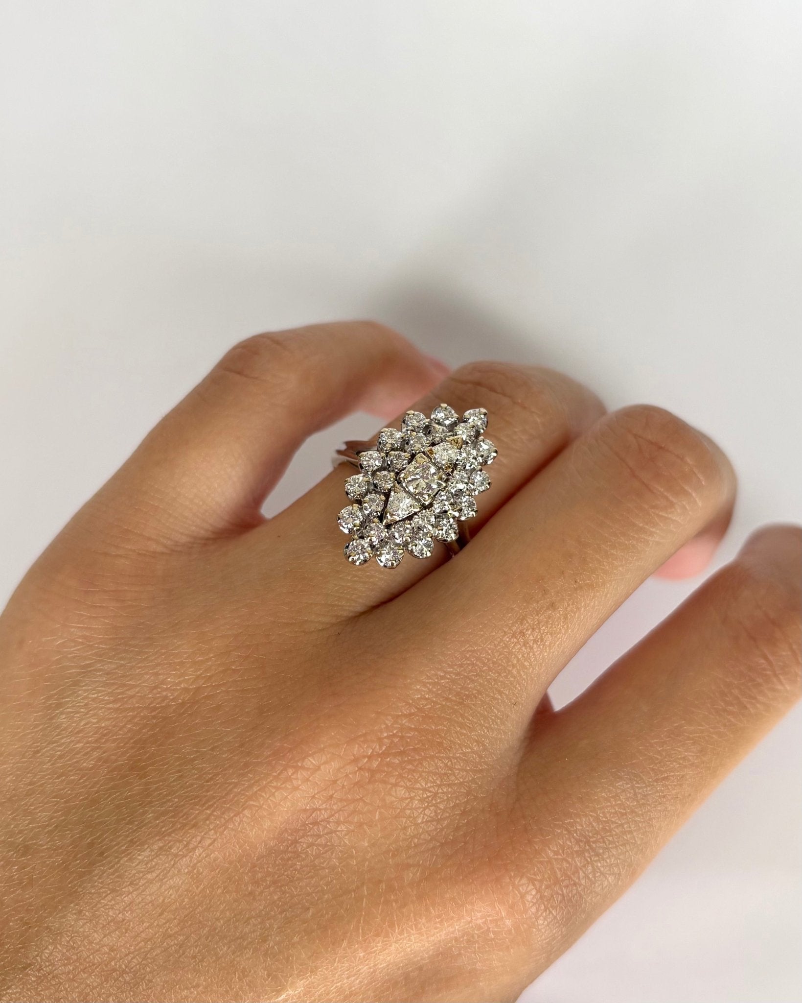Bague Marquise Diamants 1.17 ct "Daphné" - Elliade Paris