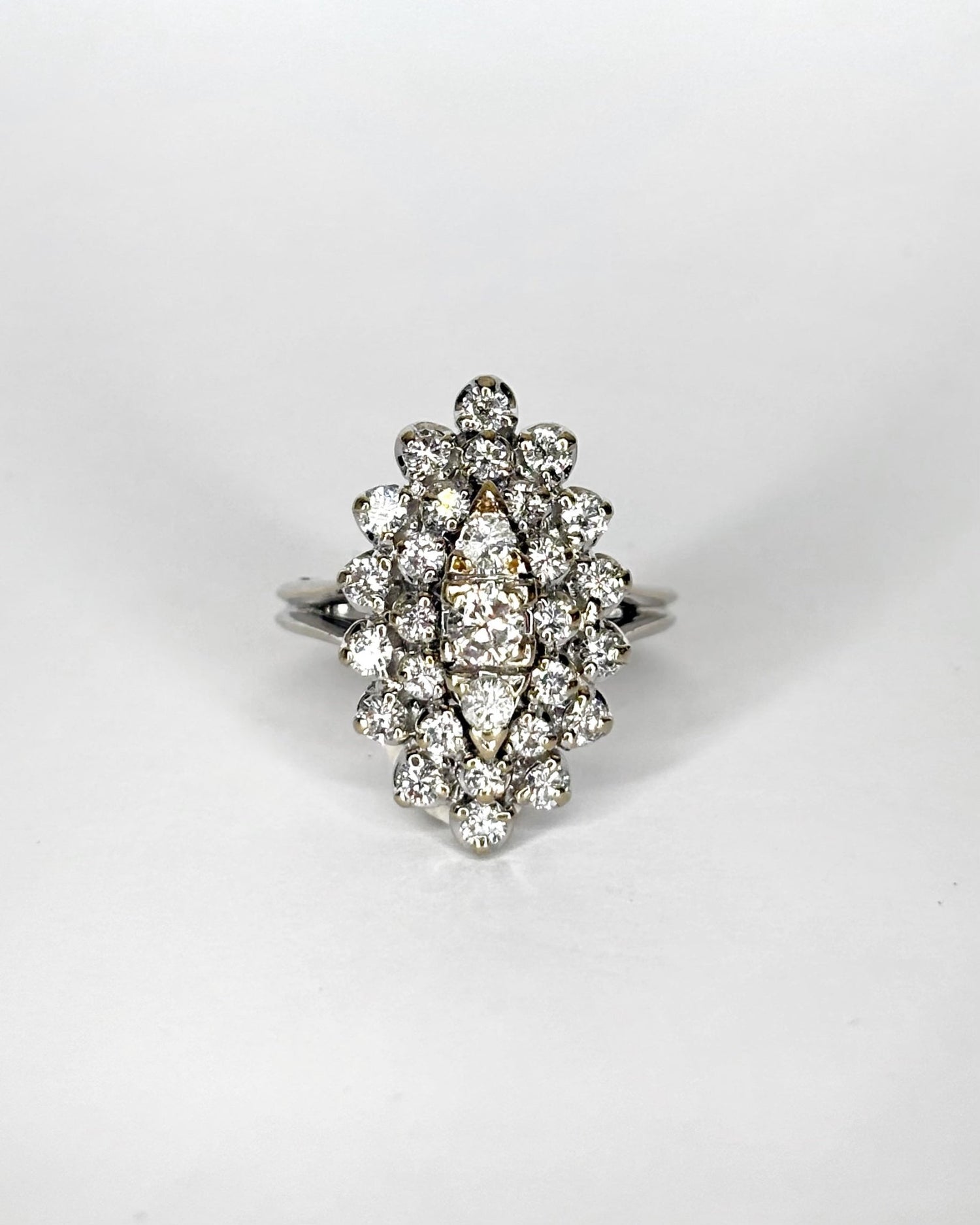 Bague Marquise Diamants 1.17 ct &quot;Daphné&quot; - Elliade Paris