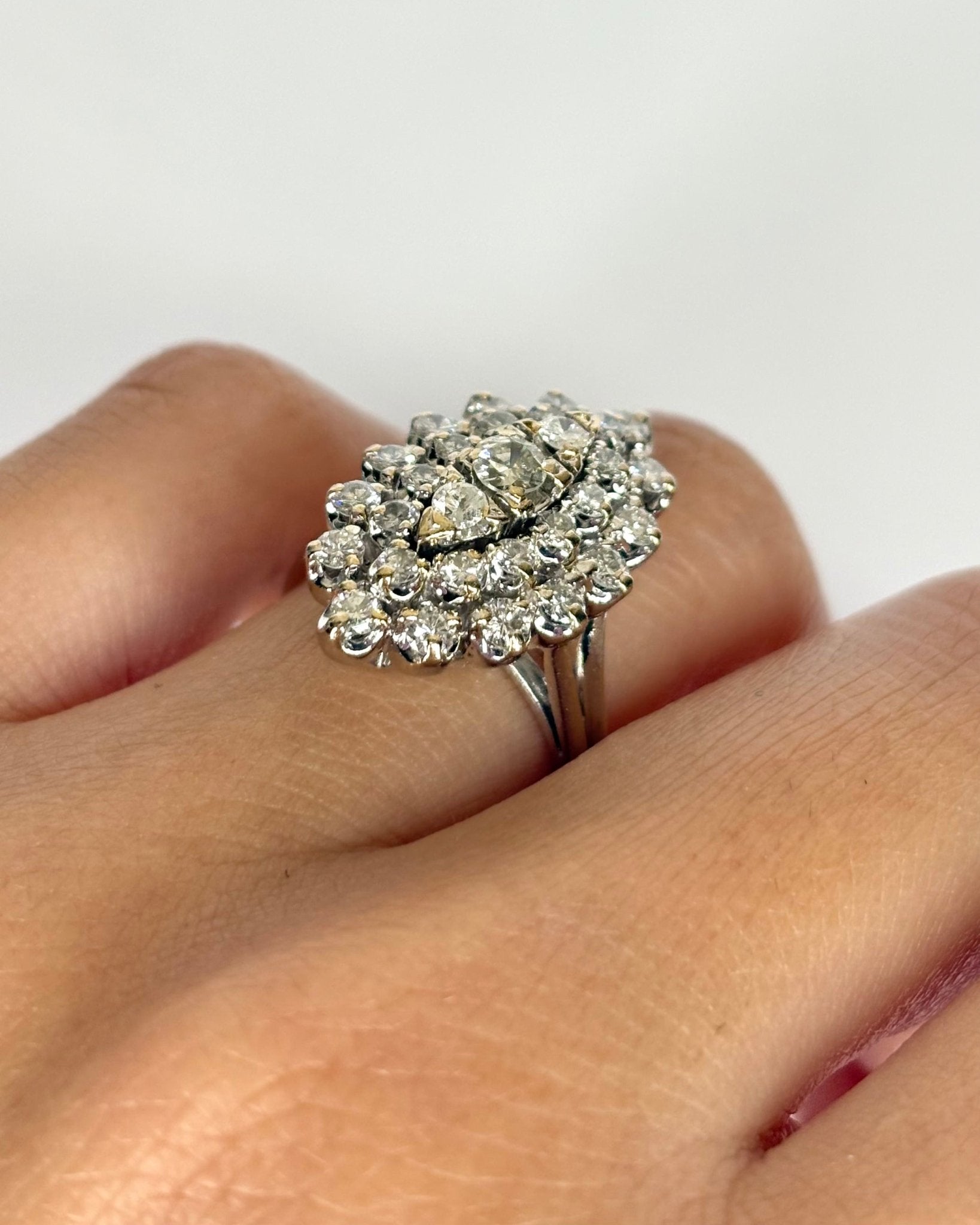 Bague Marquise Diamants 1.17 ct "Daphné" - Elliade Paris
