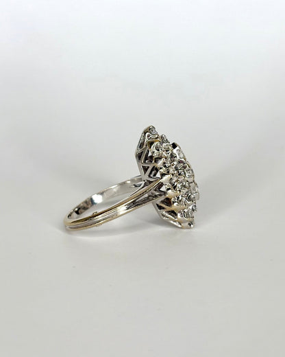 Bague Marquise Diamants 1.17 ct &quot;Daphné&quot; - Elliade Paris