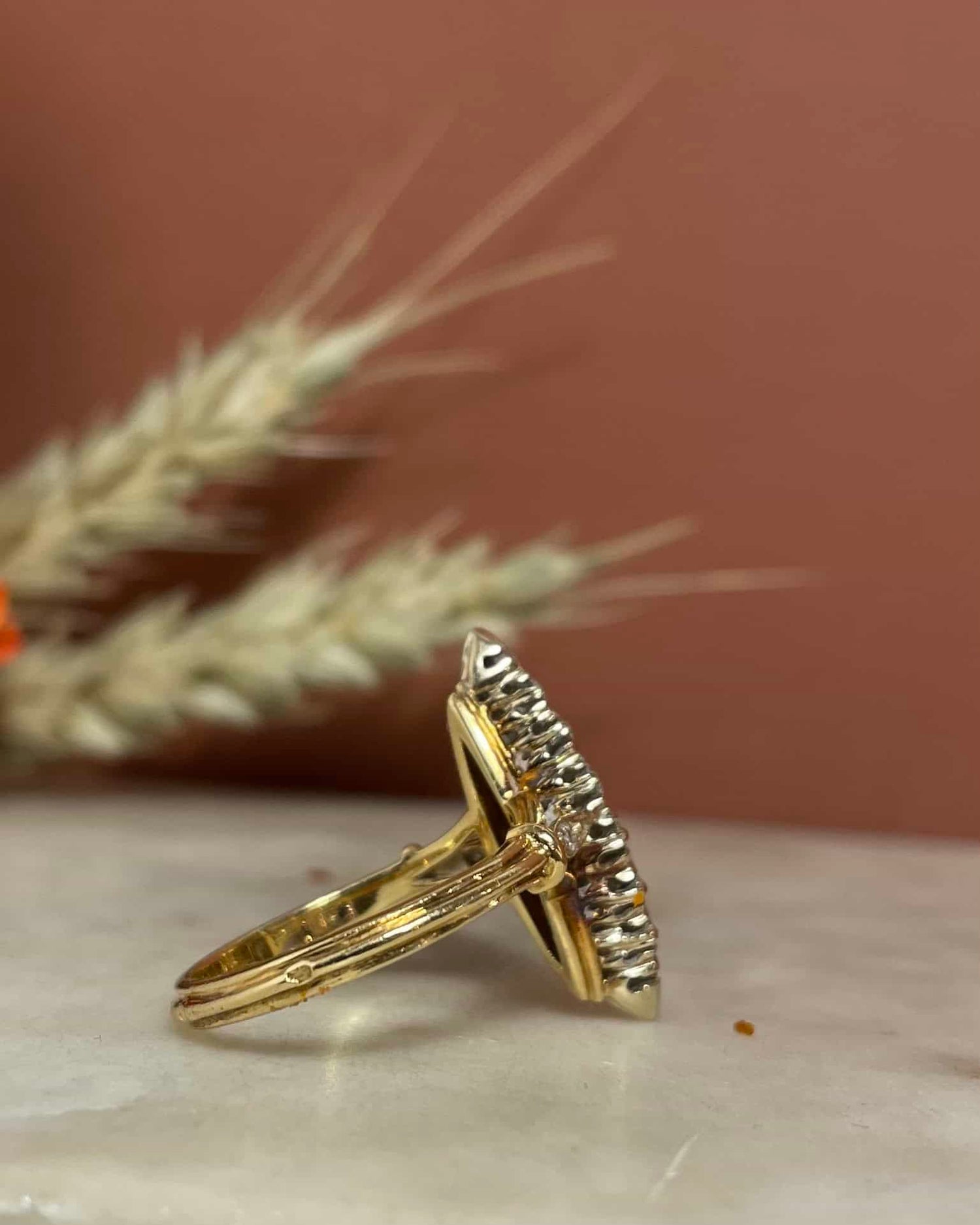 Bague Vintage Marquise 19 Diamants &quot;Piper&quot;