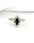 Bague Marquise Saphir & Diamants "Manon" - Elliade Paris
