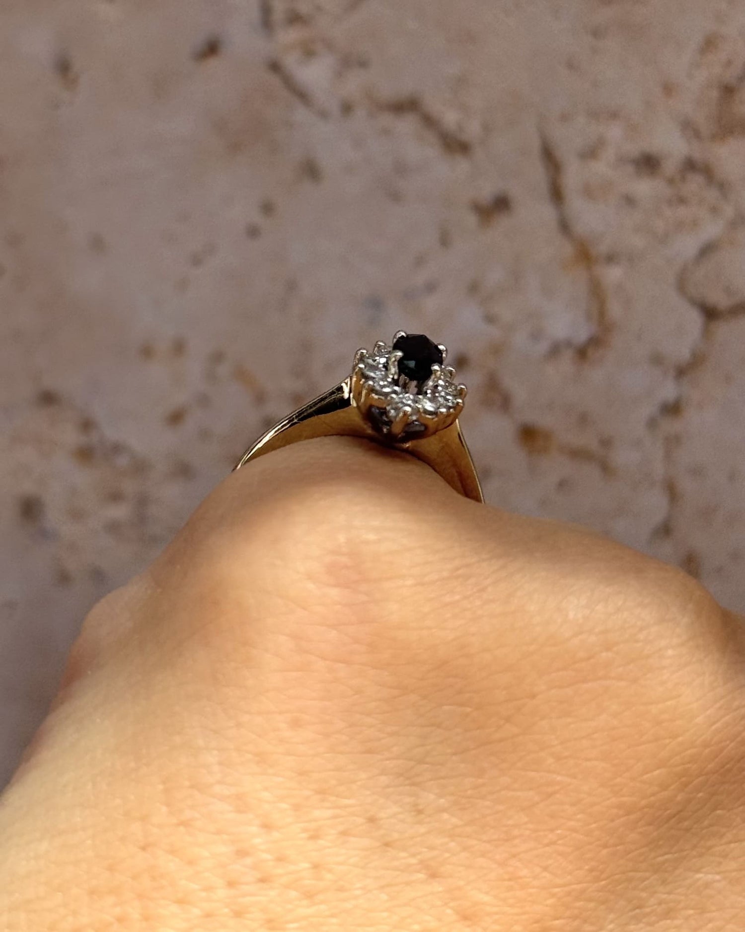 Bague Marquise Saphir &amp; Diamants "Manon" - Elliade Paris