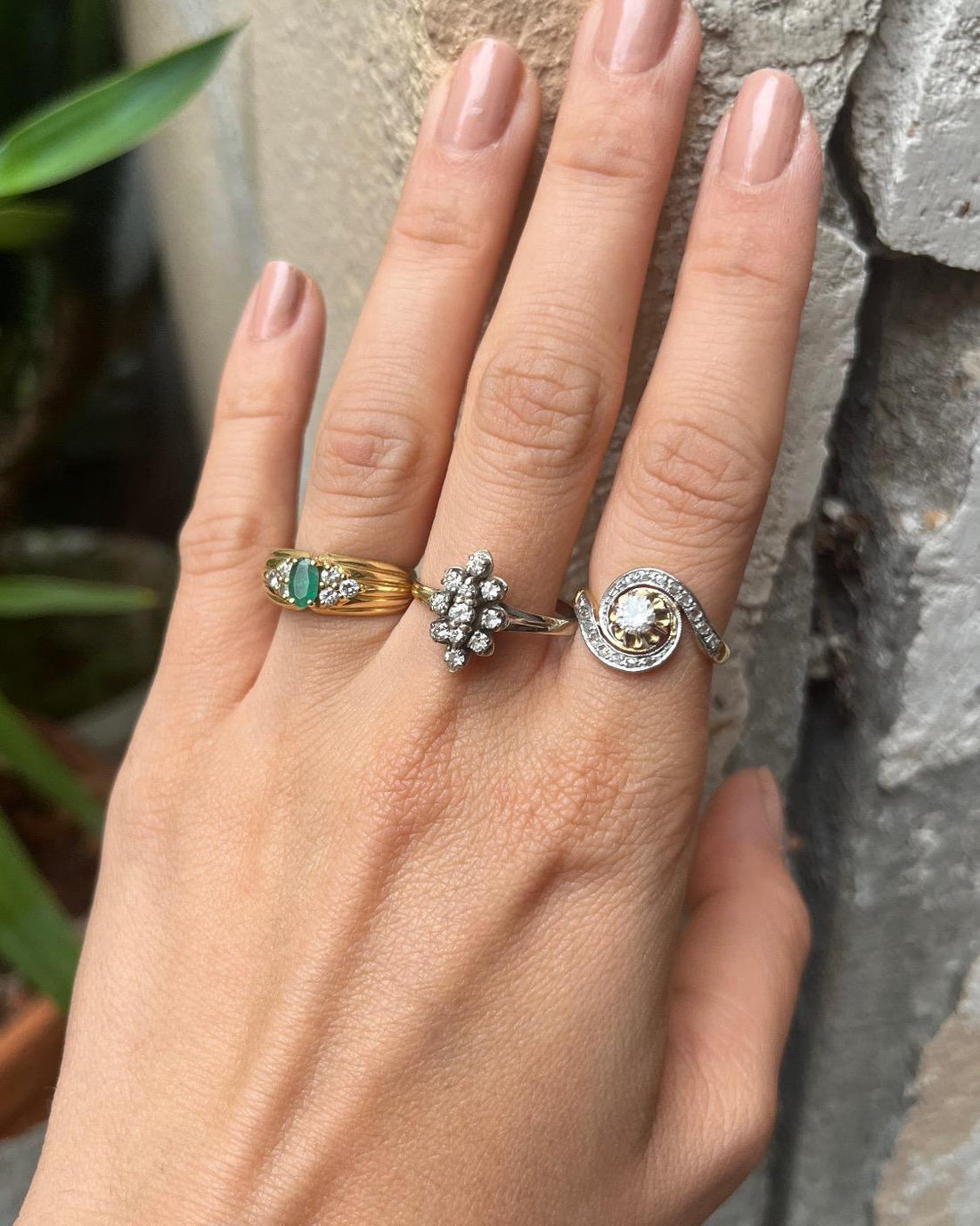 Bague Marquise diamants  &quot;Ella&quot;