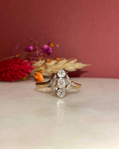 Art Deco Marquise Diamond Ring &quot;Anna&quot;