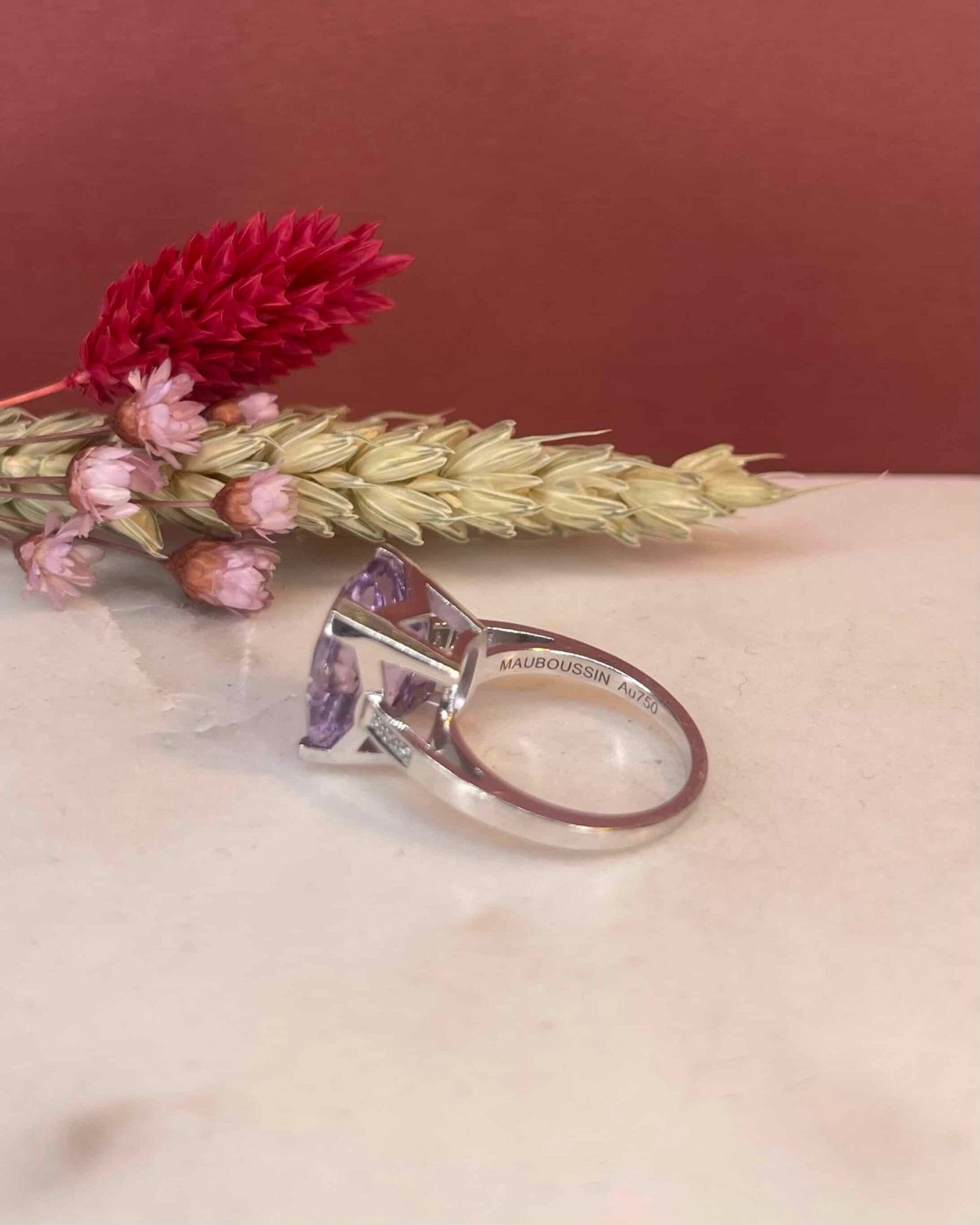 Bague Mauboussin Améthyste 6.90 carats &amp; Diamants - Elliade Paris