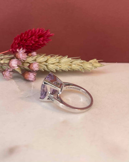 Bague Mauboussin Améthyste 6.90 carats &amp; Diamants - Elliade Paris