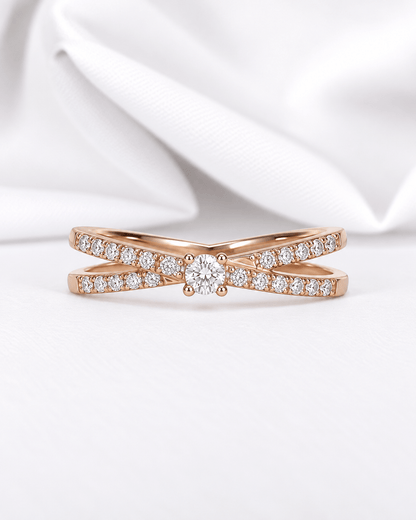 Bague Mauboussin Diamants 0.28 carat "À La Croisée Des Chemins" - Elliade Paris