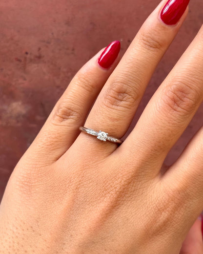 Bague Mauboussin Solitaire Diamants "Tu es le sel de ma vie" - Elliade Paris