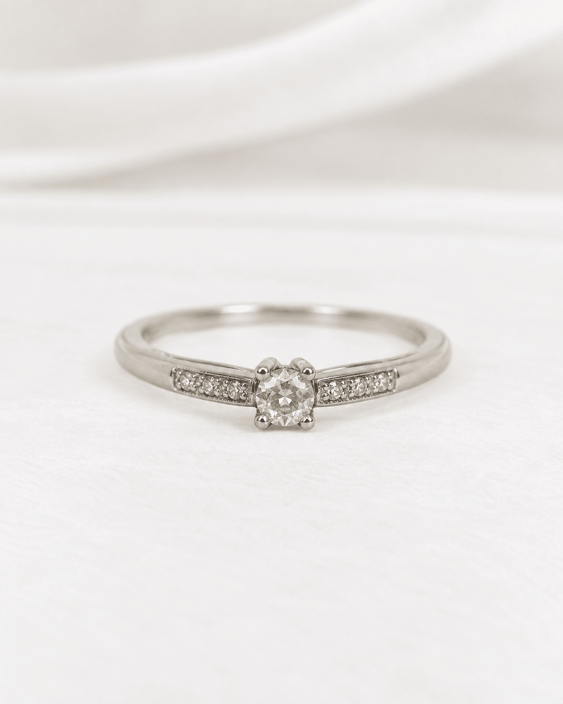 Bague Mauboussin Solitaire Diamants "Tu es le sel de ma vie" - Elliade Paris