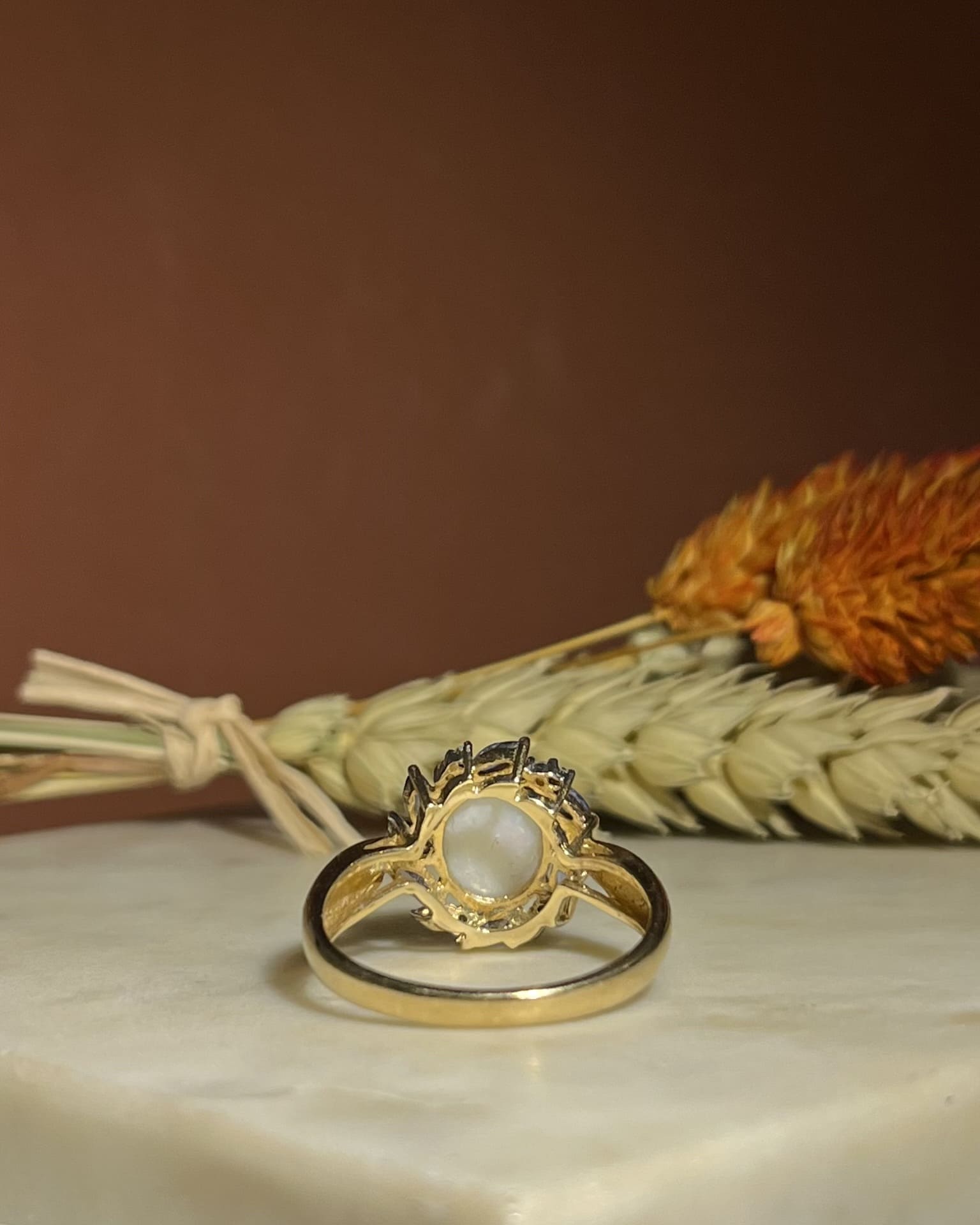 Bague Opale, Tanzanites &amp; Diamants "Esmée" - Elliade Paris